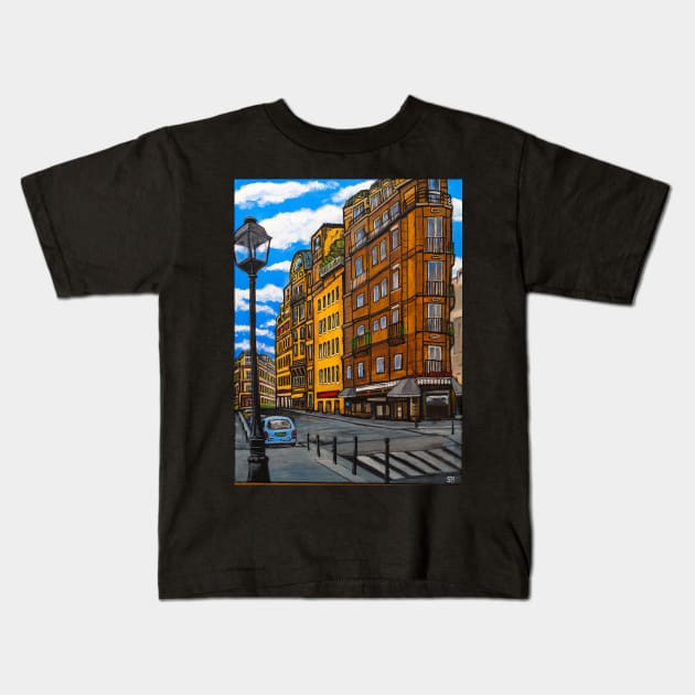 Le StAndre Cafe Kids T-Shirt by StewStudio